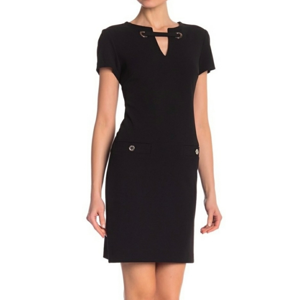TOMMY HILFIGER Scuba Crepe Sheath Dress